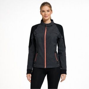 Harley-Davidson Genuine Motor Clothes Gray Zip-Up Jacket Embroidered Logo Sz XL